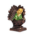 Laughing Buddha on a Peacock Showpiece for Home Décor