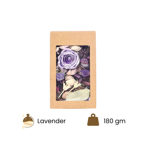 Lavender Fragrance Potpourri Box for Home Décor