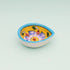 Leaf-Shaped Handcrafted Yellow & Turquoise Blue Pottery Diyas Set