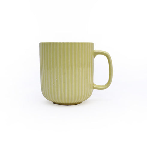 Lemon Yellow coloured Ceramic Cup set (Set of 2)