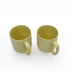 Lemon Yellow coloured Ceramic Cup set (Set of 2)
