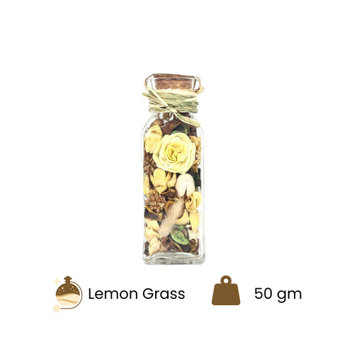 Lemongrass Fragrance Potpourri Jar for Home Décor