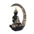 Lord Buddha Crescent Showpiece for Home Décor
