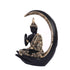 Lord Buddha Crescent Showpiece for Home Décor