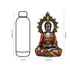 Lord Buddha Statue for Home Décor—Black and Golden (11”)