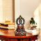 Lord Buddha Statue for Home Décor—Black and Golden (11”)