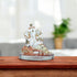 Lord Ganesha Glass Decorative Idol