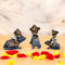 Lord Ganesha and Mushakh Raj Showpiece for Home Décor—Set of 3