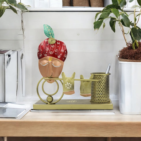 Lord Krishna Design Pen Holder