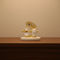 Lord Krishna's Divine Hands white - Gold Plated