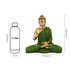Meditating Buddha Statue – Handcrafted Polyresin Idol in Green & Gold for Home Decor, Vastu & Spiritual Gifting