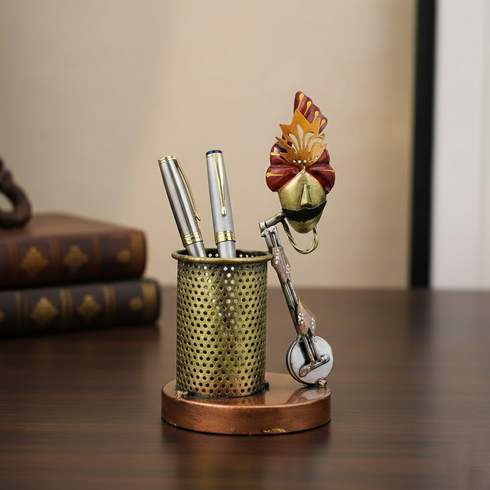 Men with Tumbi Pen Holder