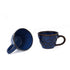 Midnight Blue Premium Ceramic Cup set (Set of 2)