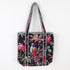 Midnight Paradise Quilted Tote Bag - Hand Block Print