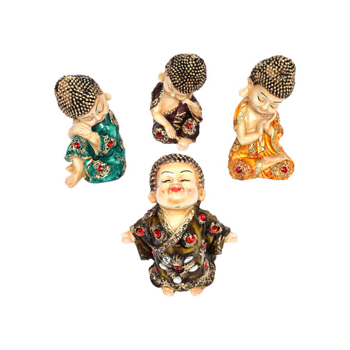 Mini Buddha Idol—Set of 4