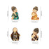 Mini Buddha Idol—Set of 4