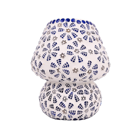 Mosaic Decorative Electric Table Lamp- Floral Pattern
