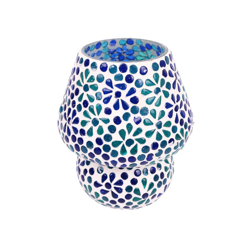 Mosaic Decorative Electric Table Lamp- Floral Pattern