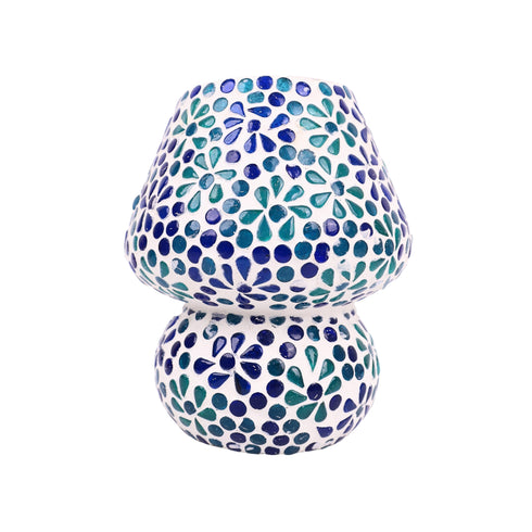 Mosaic Decorative Electric Table Lamp- Floral Pattern