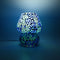 Mosaic Decorative Electric Table Lamp- Floral Pattern
