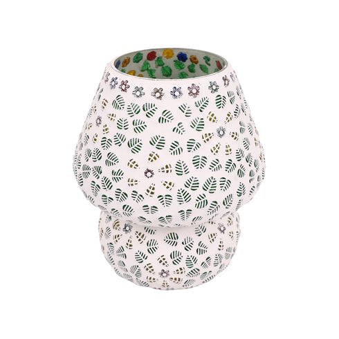 Mosaic Decorative Electric Table Lamp- Floral Pattern