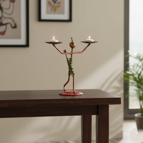 Mother and Baby T-Light Holder