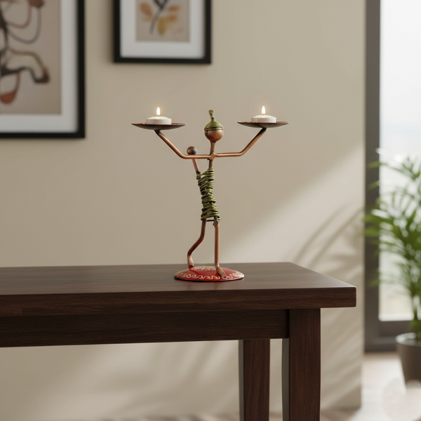 Mother and Baby T-Light Holder