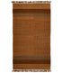 Mustard Handwoven Jawaja Durrie - Stripe Pattern