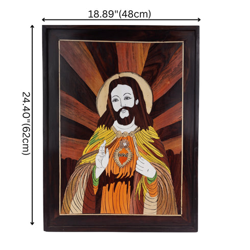 Mysore Inlay Jesus Christ Wall Decor