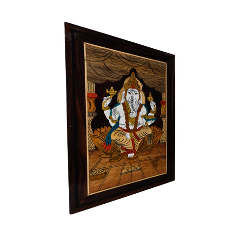 Mysore Inlay Lord Ganesha Wall Decor
