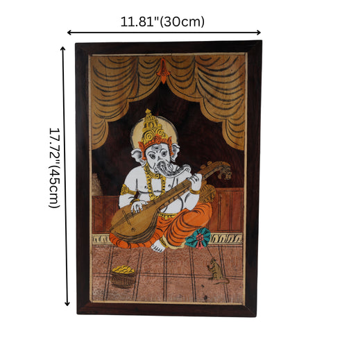 Mysore Inlay Lord Ganesha Wall Decor