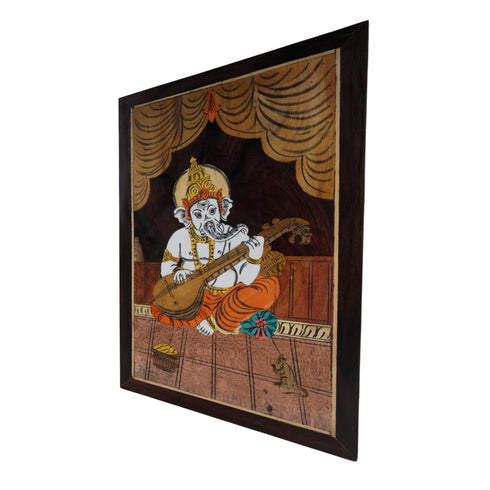 Mysore Inlay Lord Ganesha Wall Decor