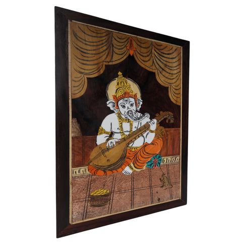 Mysore Inlay Lord Ganesha Wall Decor