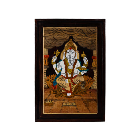 Mysore Inlay Lord Ganesha Wall Decor