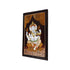 Mysore Inlay Rosewood Painting – Lord Ganesha Seated on a Lotus