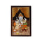 Mysore Inlay Rosewood Painting – Lord Ganesha Seated on a Royal Singhasan