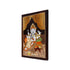 Mysore Inlay Rosewood Painting – Lord Ganesha Seated on a Royal Singhasan