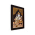 Mysore Inlay Rosewood Painting – Lord Ganesha Seated on a Royal Singhasan