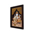 Mysore Inlay Rosewood Painting – Lord Ganesha Seated on a Royal Singhasan