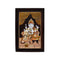 Mysore Inlay Rosewood Painting – Lord Ganesha Seated on a Royal Singhasan
