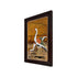 Mysore Inlay Rosewood Painting of Cranes (Portrait)