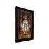 Mysore Inlay Rosewood Painting of Lord Ganesha with Offerings