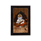 Mysore Inlay Rosewood Painting of Lord Ganesha with Veena