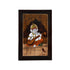 Mysore Inlay Rosewood Painting of Lord Ganesha with Veena