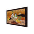 Mysore Inlay Rosewood Painting of Radha Krishna Playing Flute