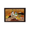 Mysore Inlay Rosewood Painting of Radha Krishna Playing Flute
