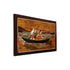 Mysore Inlay Rosewood Painting of a Boat Ride