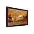 Mysore Inlay Rosewood Painting of a Woman with her Cattle