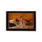 Mysore Inlay Rosewood Painting of a Women with her Goats