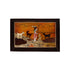 Mysore Inlay Rosewood Painting of a Women with her Goats